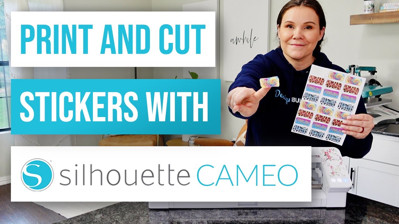 🤩 How to Print and Cut Stickers with Silhouette Cameo