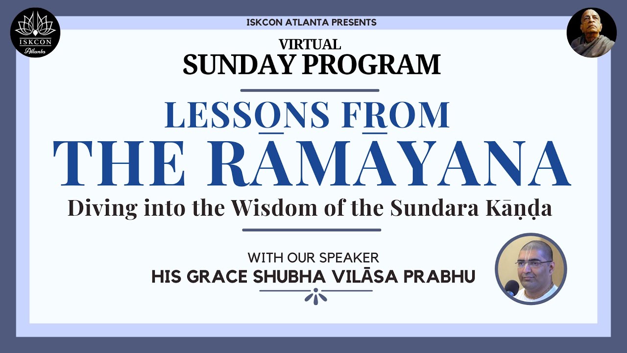 Shubha Vilas Prabhu - Lessons from the Ramayana: Part 1