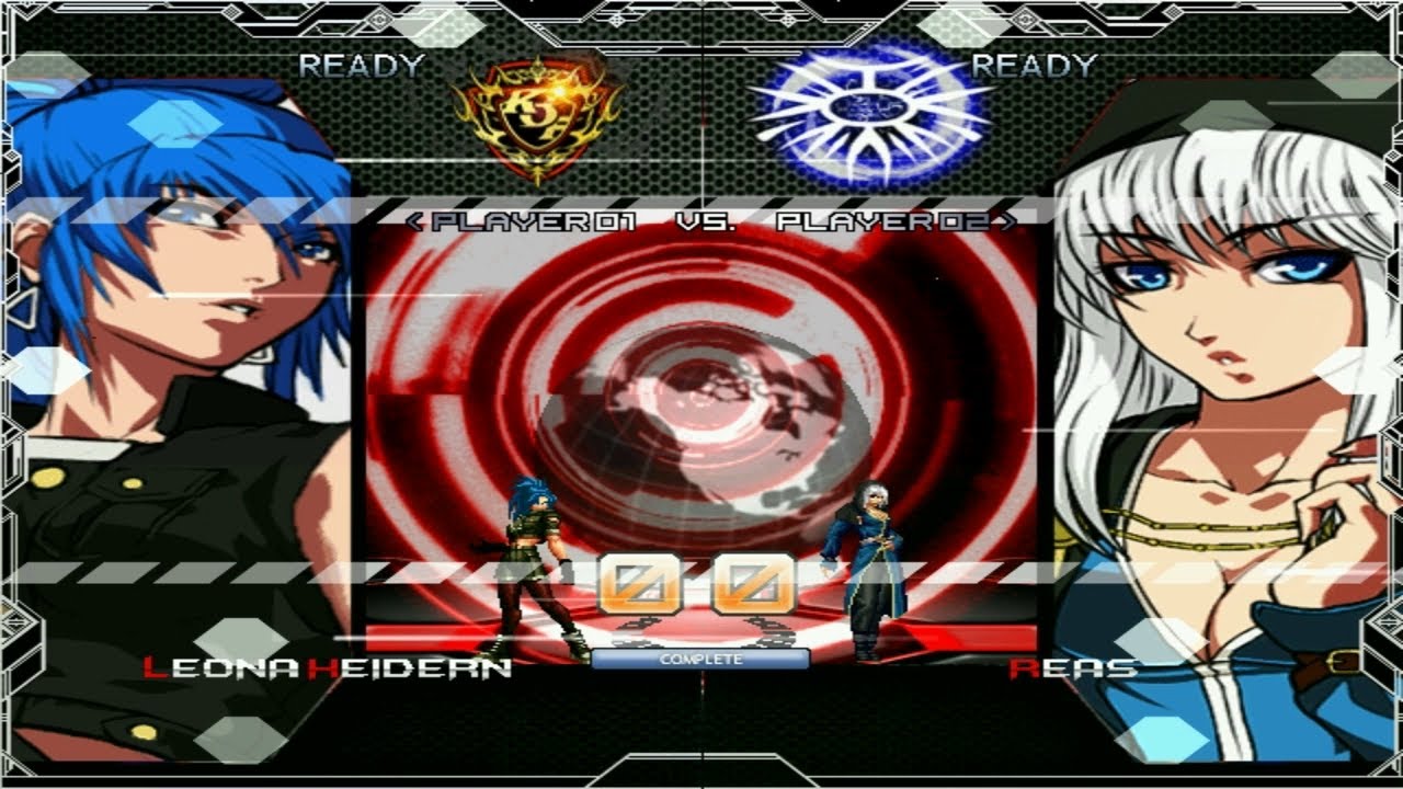 【KOF MUGEN】Leona Heidern VS. Reas