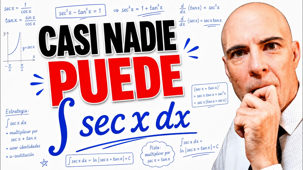 LA INTEGRAL DE LA SECANTE, ∫secxdx