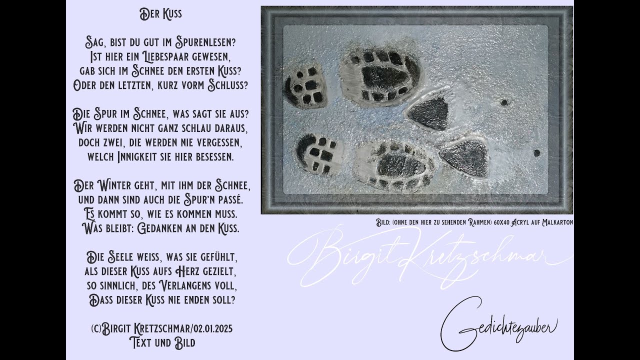 Der Kuss (Text Birgit Kretzschmar)