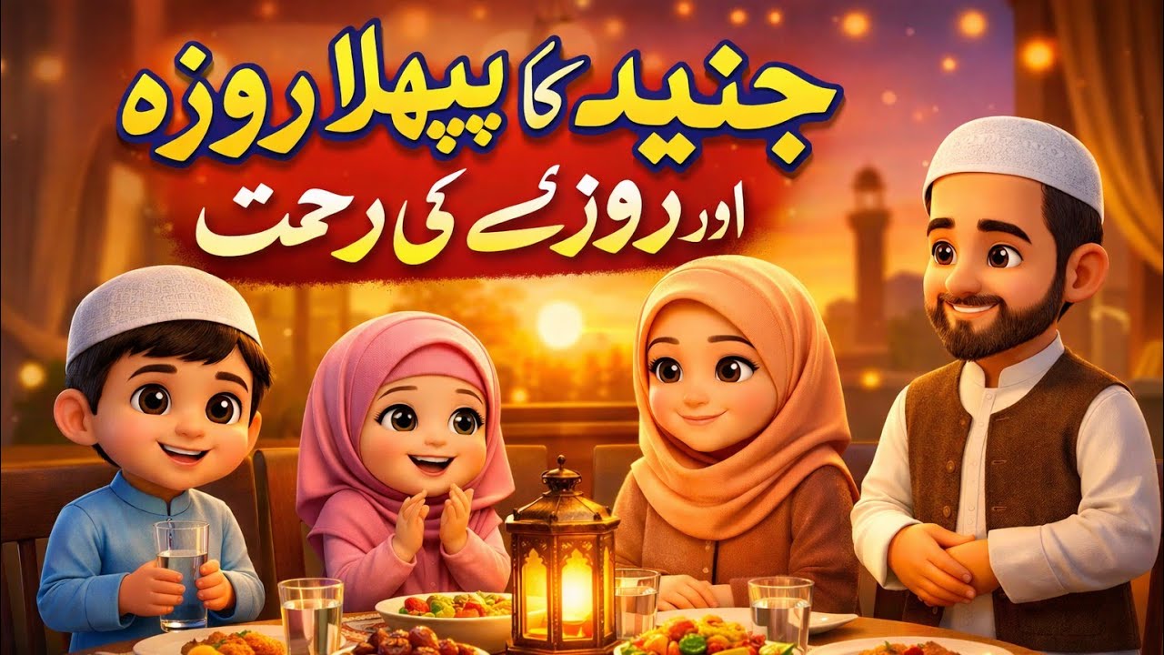 Pehley Rozay Ki Aazmaish | Beautiful Islamic Kids Animation | #Heart Touching #Islamic Cartoon Story