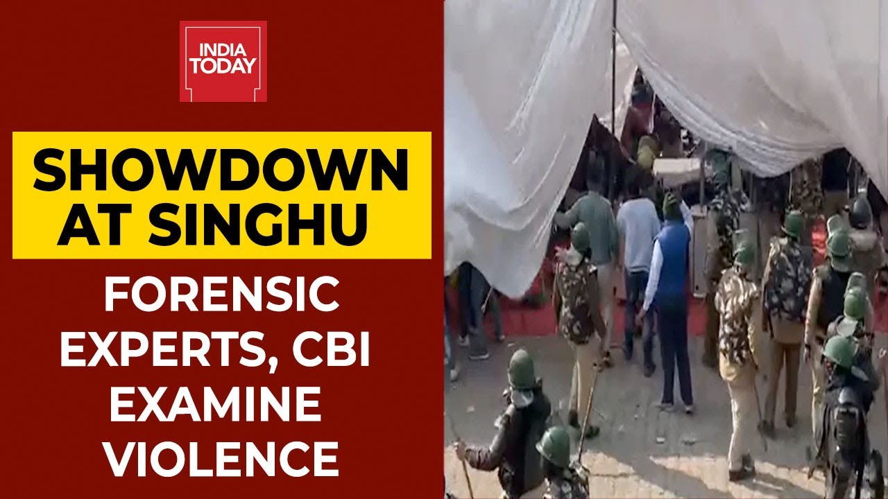 Forensic Experts, Crime Branch Examine Violence Spot At Ghazipur Border | Farmers Protest