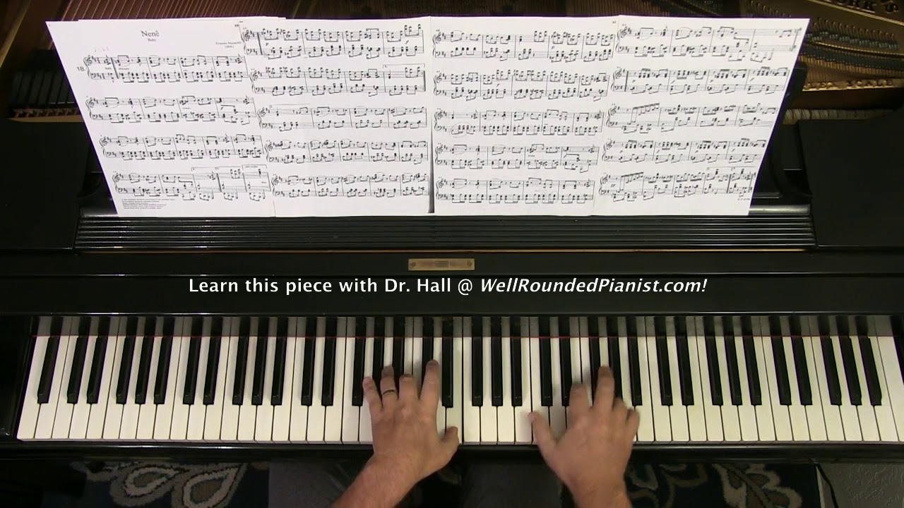 NENÊ by Ernesto Nazareth | Cory Hall, pianist