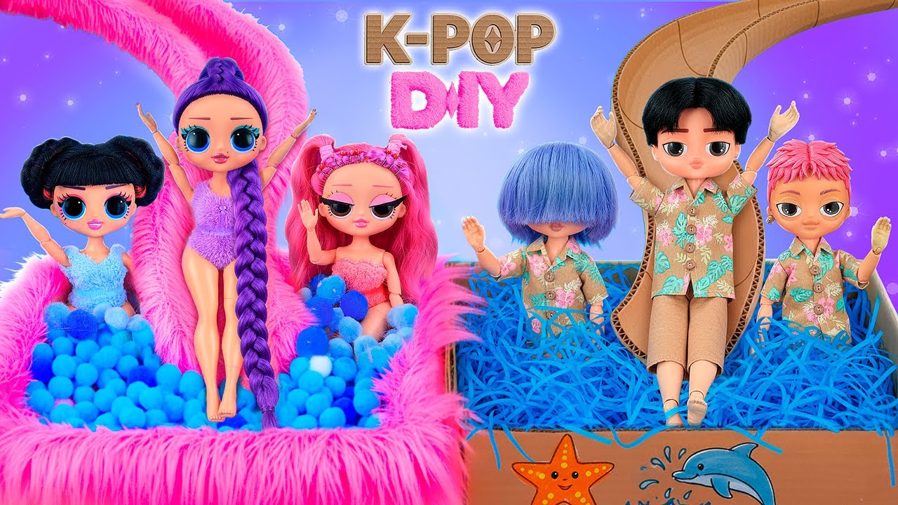 KPOPデーモンハンターのふわふわとダンボールのサマーバケーション！