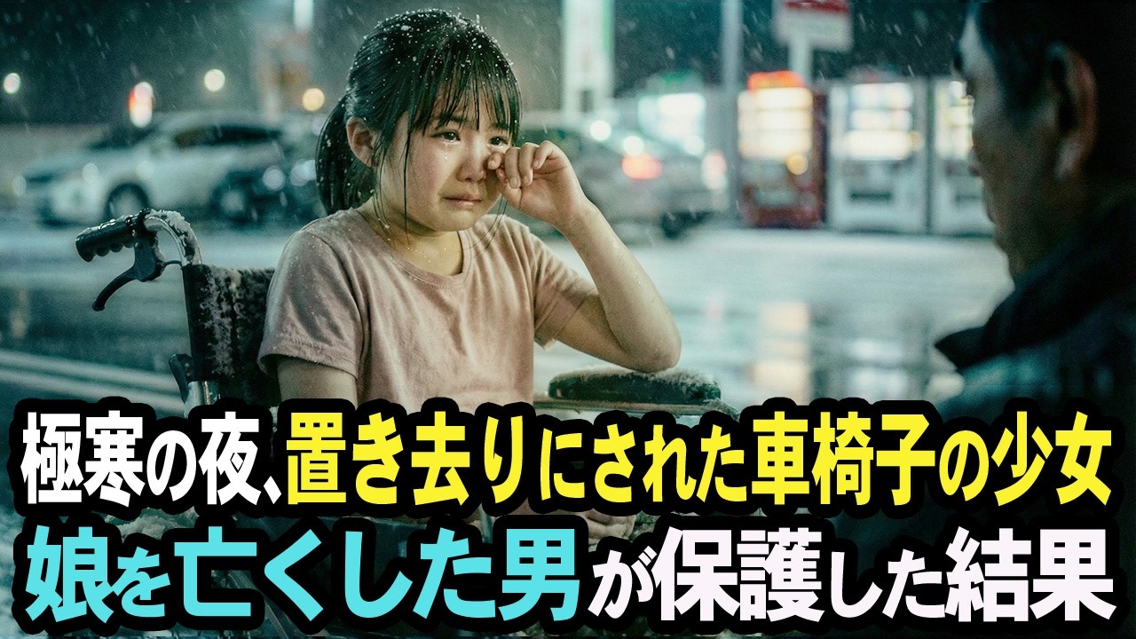「私、捨てられちゃったのかな」極寒の夜、サービスエリアで置き去りにされた車椅子の少女 → 娘を亡くした男が保護した結果