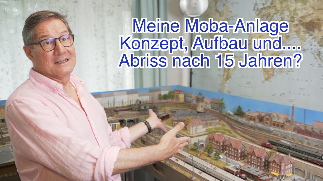 Konzept, Aufbau, Abriss -  Näheres zu meiner Modelleisenbahn. Spur N Anlage vor dem Ende nach 15