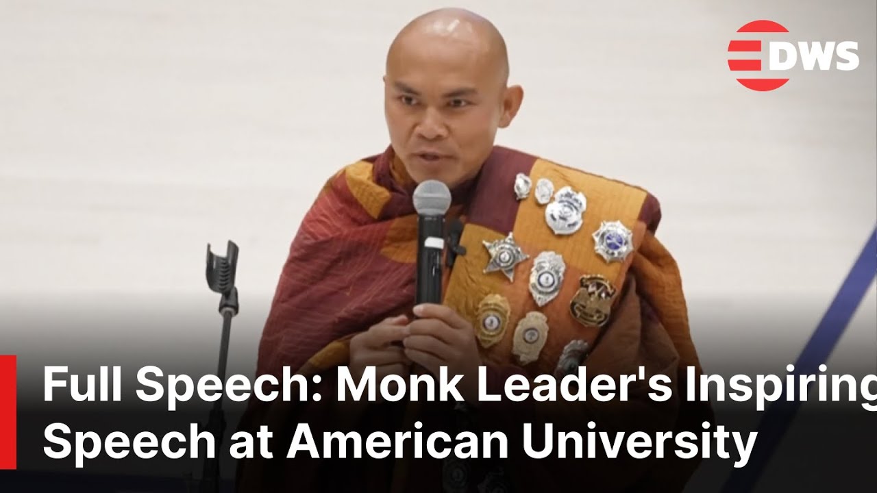 FULL SPEECH: Monk Leader at American University Shares Life-Changing Mindfulness Teachings | AK1E