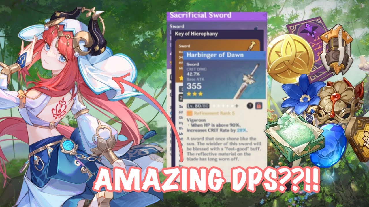 NILOU GUIDE!| BEST WEAPONS, ARTIFACTS, FARMING ROUTINE, ETC!!