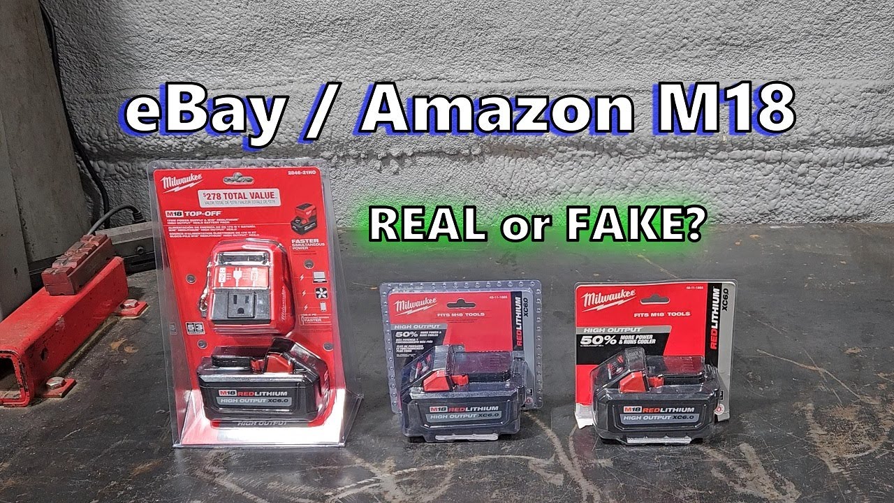 eBay Genuine Milwaukee Batteries REAL or FAKE?