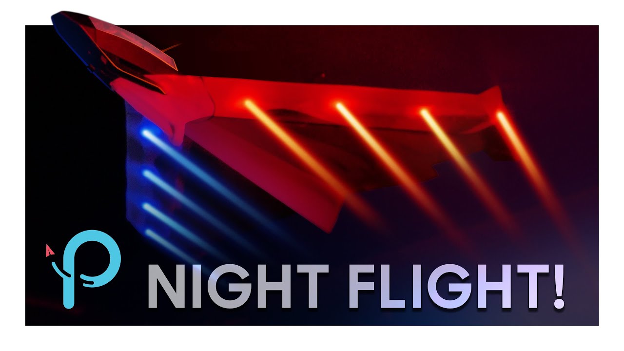 PowerUp Night Flight Assembly and Flight Tests!
