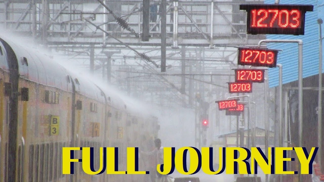 Full Journey Compilation in INDIAN RAILWAYS | Falaknuma Express PART 1