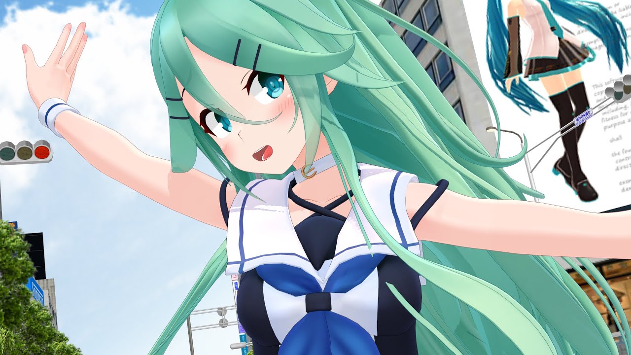 【MMD艦これ】揺れる山風で夜もすがら君想ふ