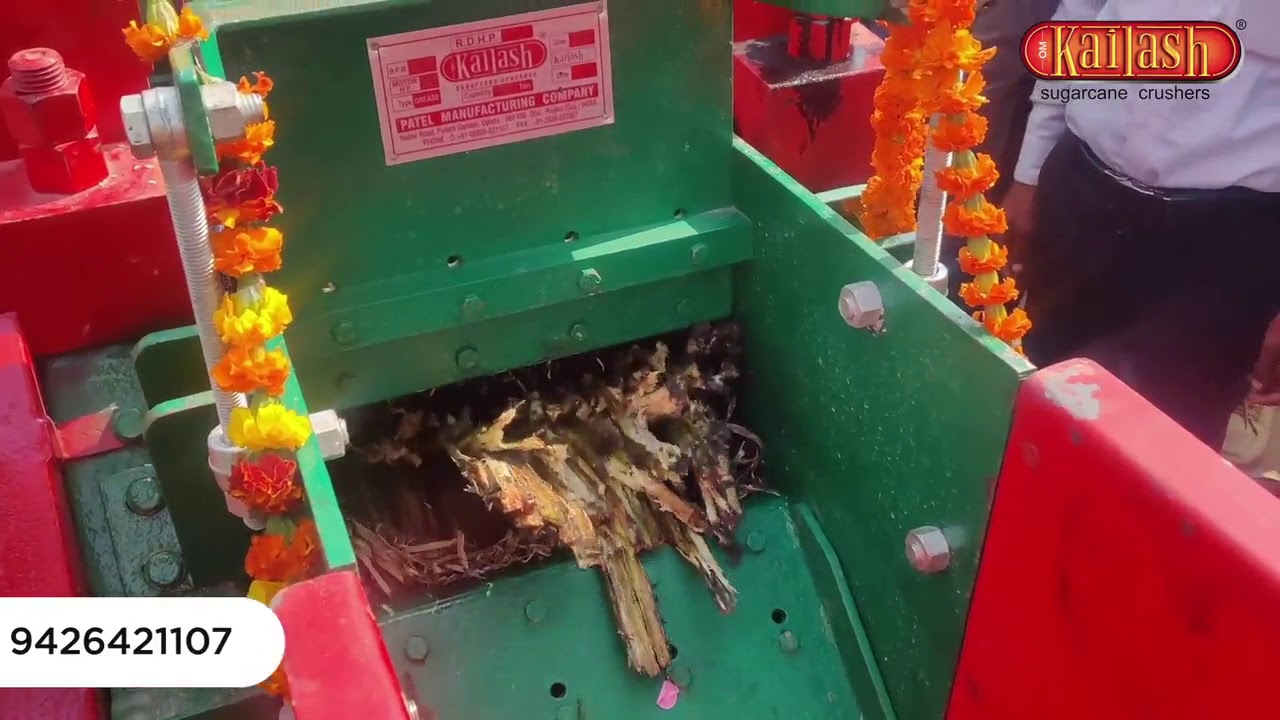 70 TCD Heavy Sugarcane Crusher Double Mill with Cane Carrier Bagasse Carrier Planetary Gearbox Motor