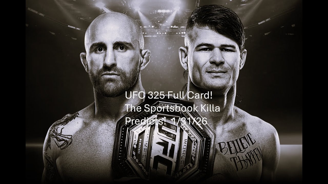 UFC 325 Full Card! The Sportsbook Killa Predicts! #ufc325 #diegolopes #benoitsaintdenis #ufc #mma