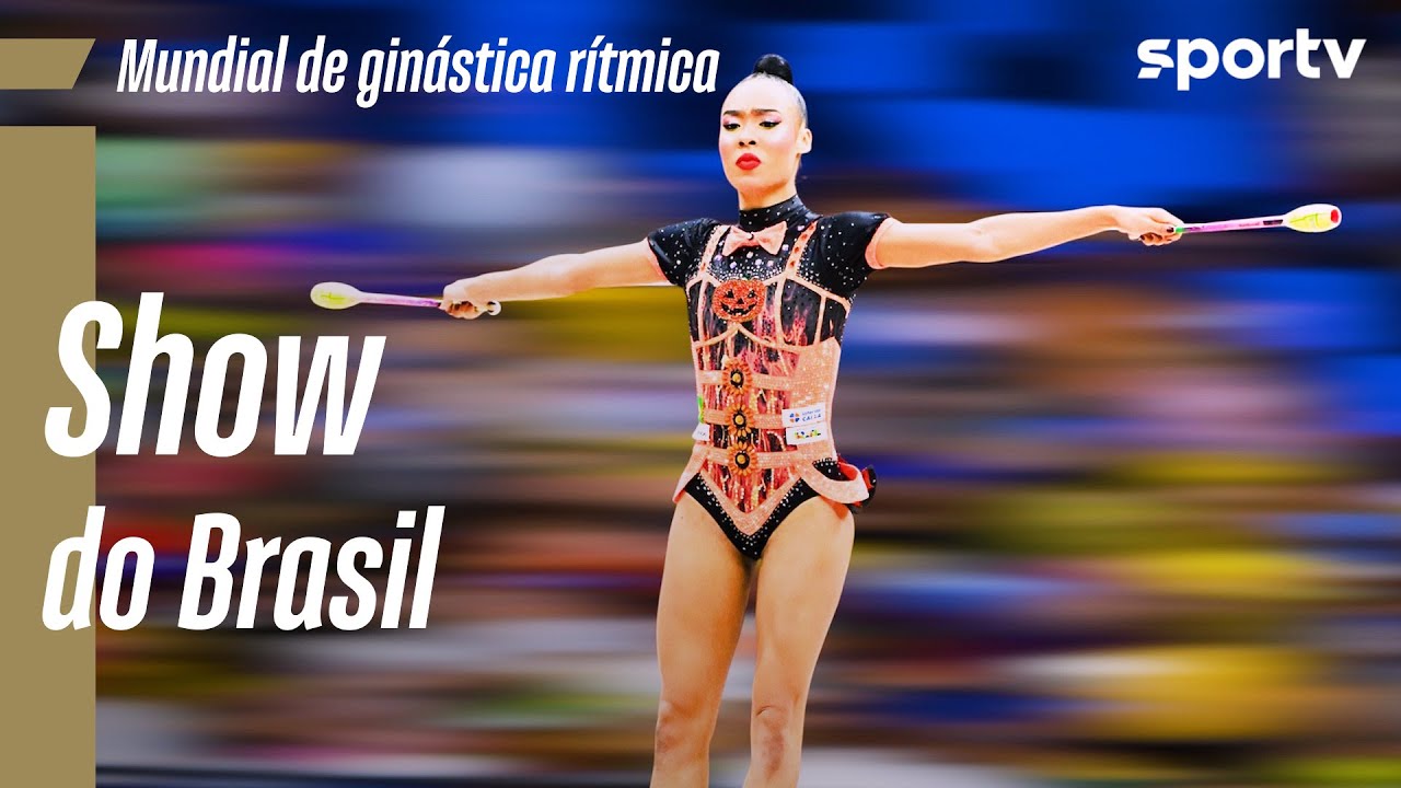 BRILHARAM! BRASILEIRAS EMPOLGAM FÃS NO SEGUNDO DIA DO MUNDIAL DE GINÁSTICA RÍTMICA | sportv