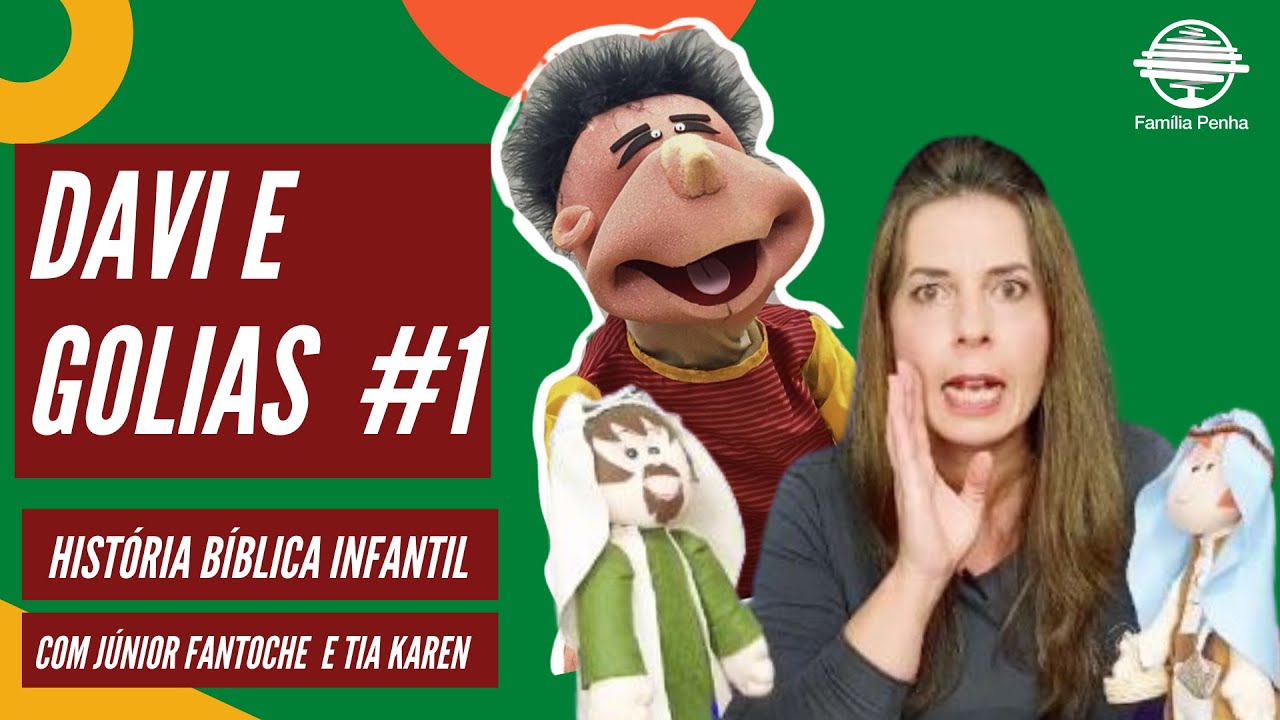 DAVI E GOLIAS - HISTÓRIA BÍBLICA INFANTIL