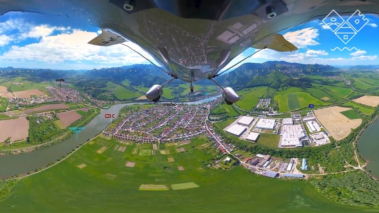 Krivánska Malá Fatra z neba - 360° videomapa