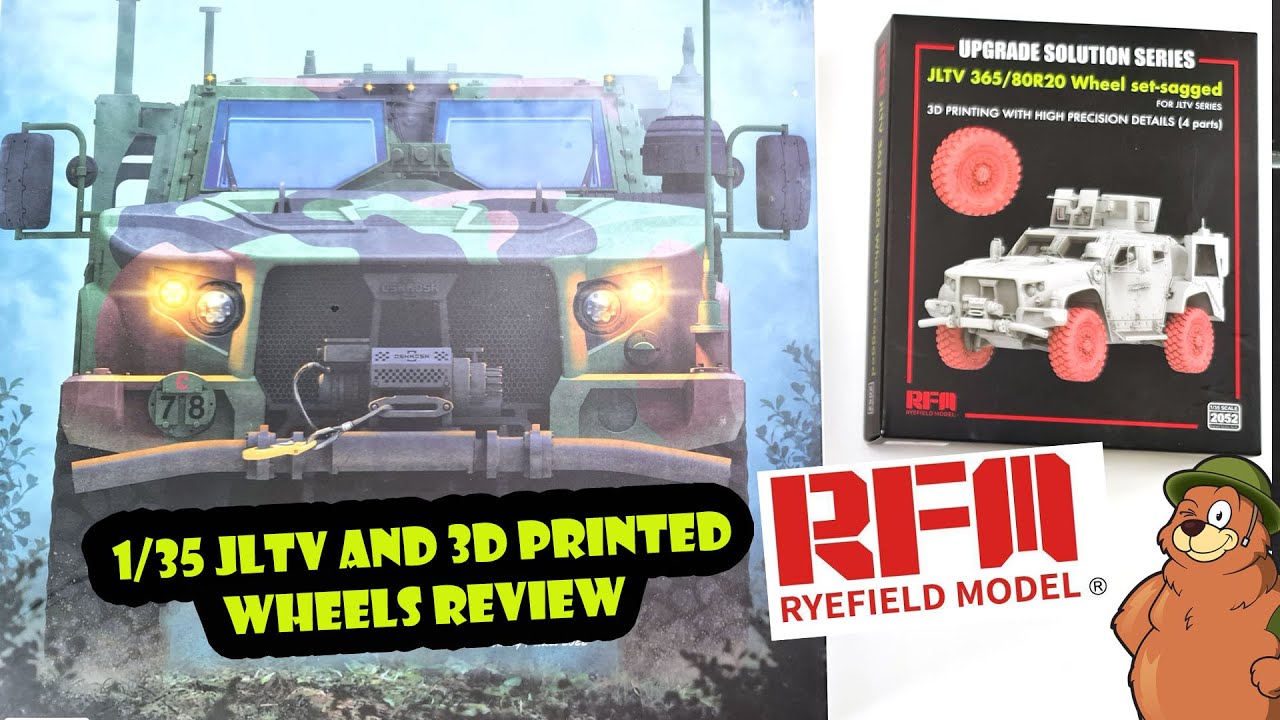 RFM 1/35 JLTV (Joint Light Tactical Vehicle) Part I REVIEW & AM Parts