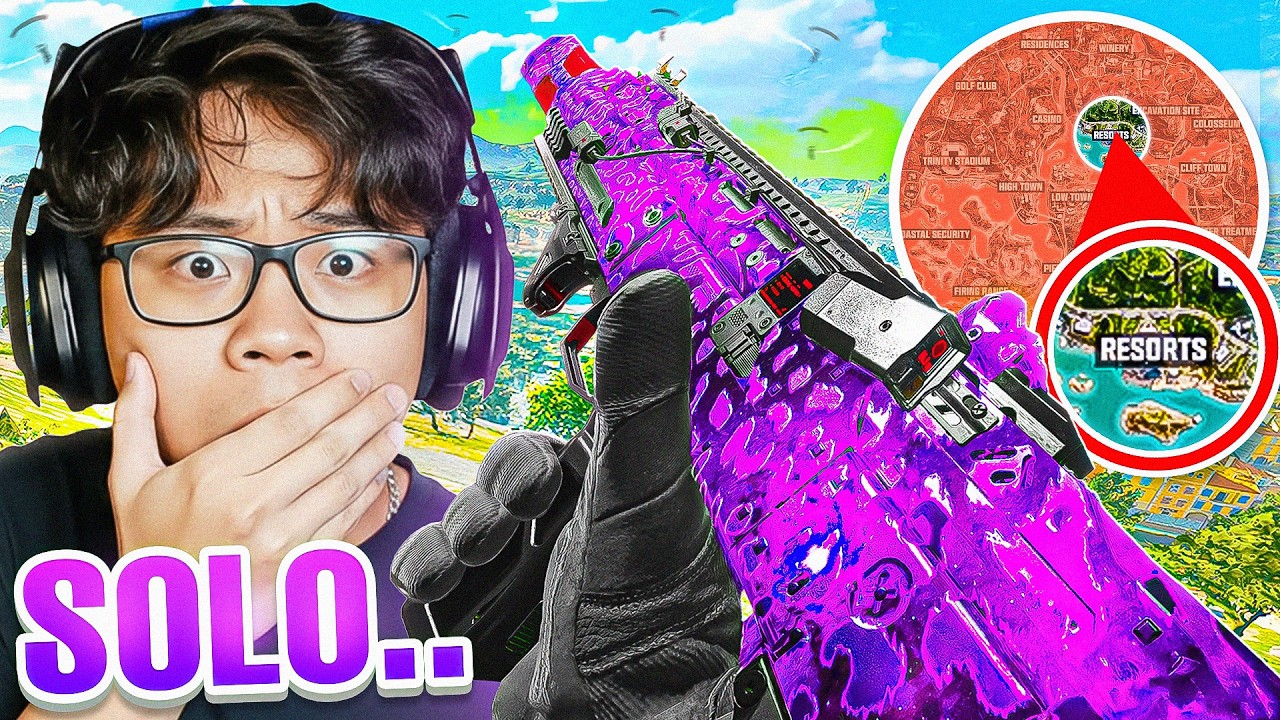 i played WARZONE SOLOS and THIS HAPPENED.. (BLACK OPS BATTLE ROYALE)