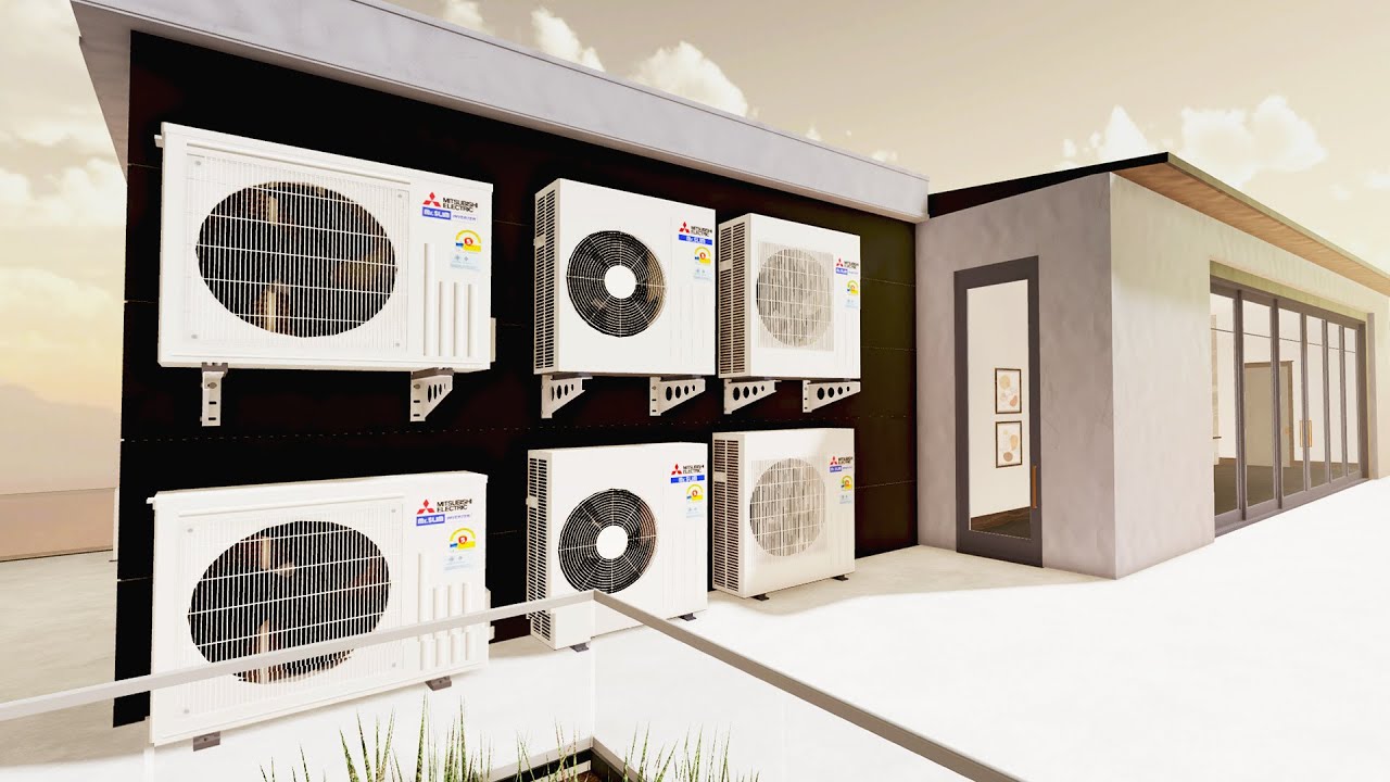 Roblox Air Conditioners and Ceiling Fans in Modern House!