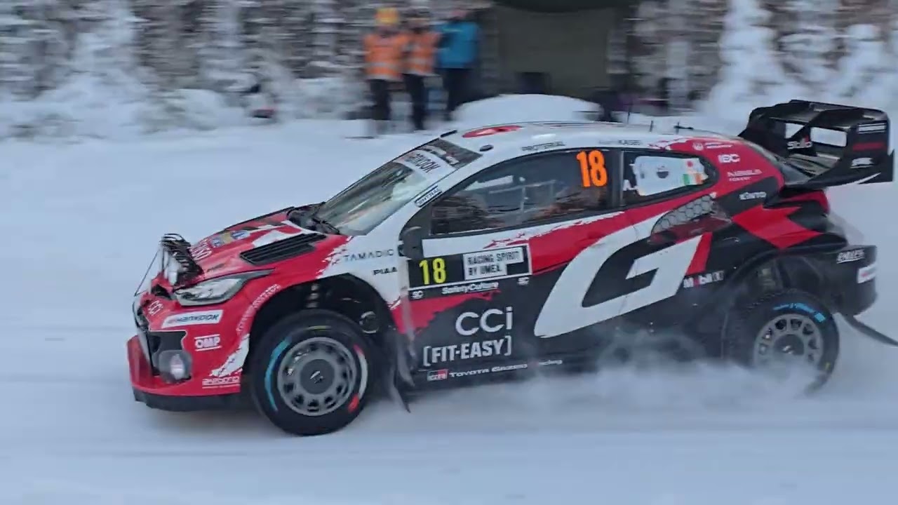 Rallye wrc Suède 2026   spéciale ES 12   Vannas 2