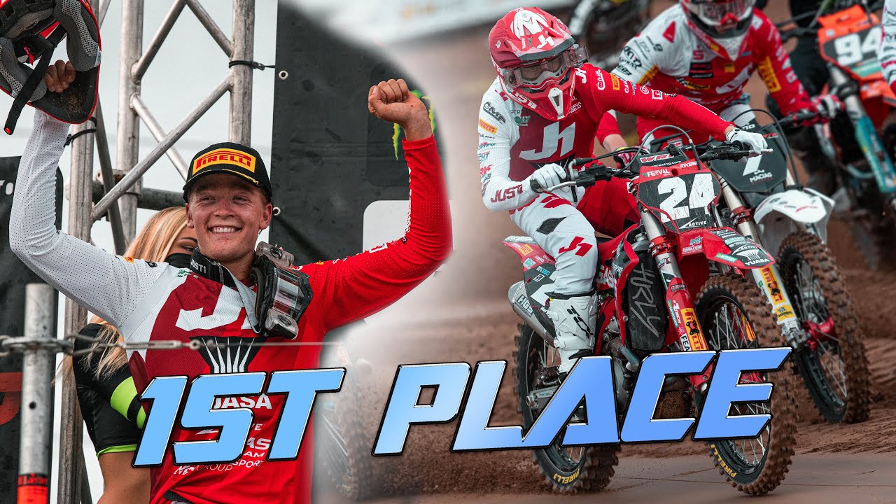 Got my first ever EMX250 WIN in Latvia !! - Kevin MX