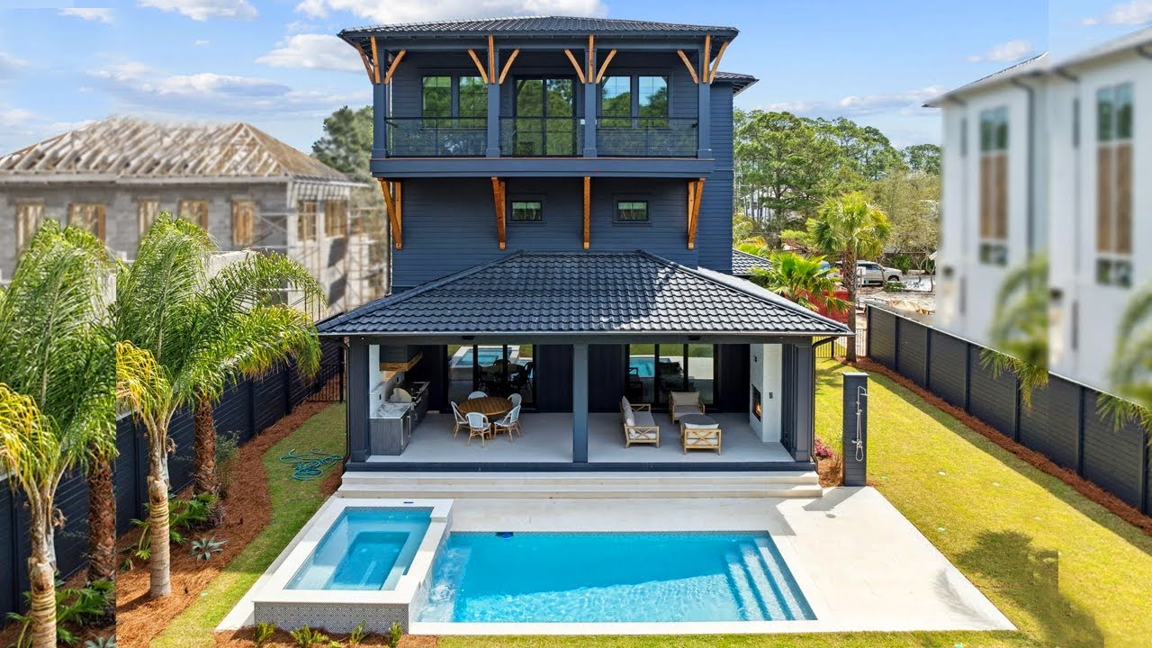 Santa Rosa Beach Florida Home Tour - New Construction in a Prime 30A Location