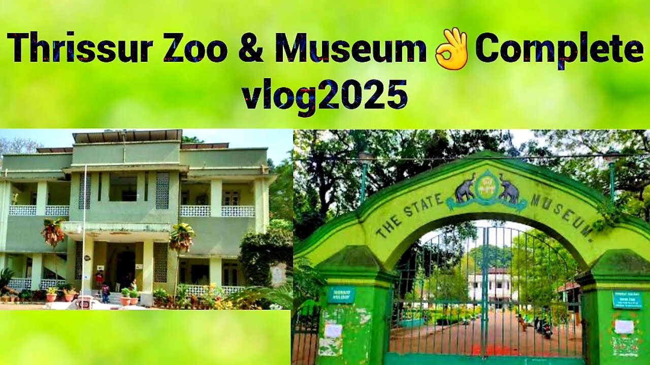 പുതിയ മാറ്റങ്ങൾ തൃശൂർ മൃഗശാല മ്യൂസിയം / Thrissur Zoo Museum Complete Vlog 2025 /Zoological Park TCR