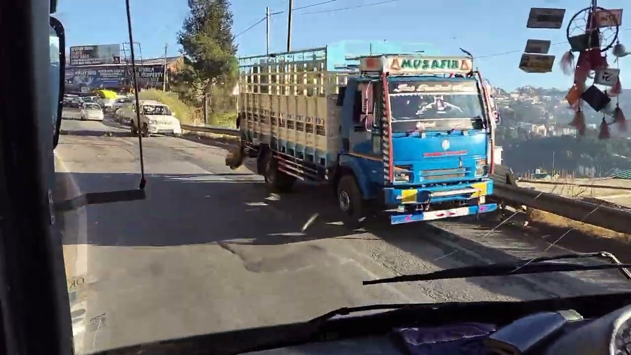 HRTC Volvo Bus | Hills Bus Vibe | Himachal Road Journey