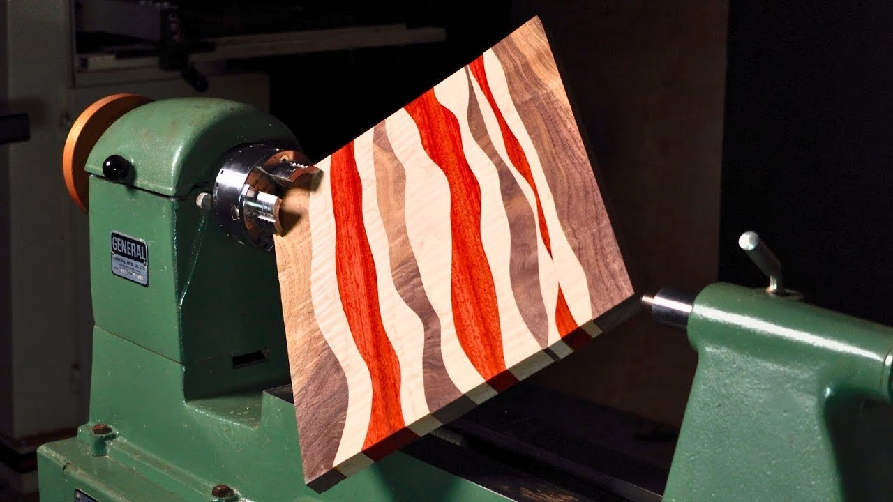 Woodturning a Deep Bowl from a Flat Board