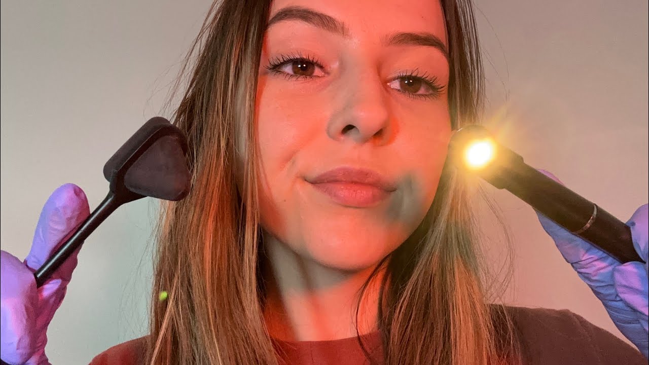 ASMR Running Medical Tests on You 🩺📑 (hearing, face, eyes)