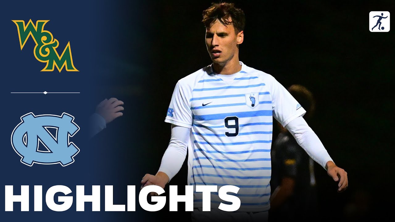 William & Mary vs North Carolina | NCAA College Soccer | Highlights - October 15, 2024