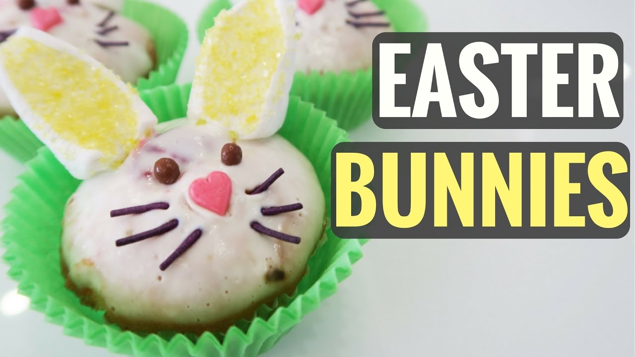 EASTER BUNNY CUPCAKES - CUTE CUPCAKE DECORATING IDEAS