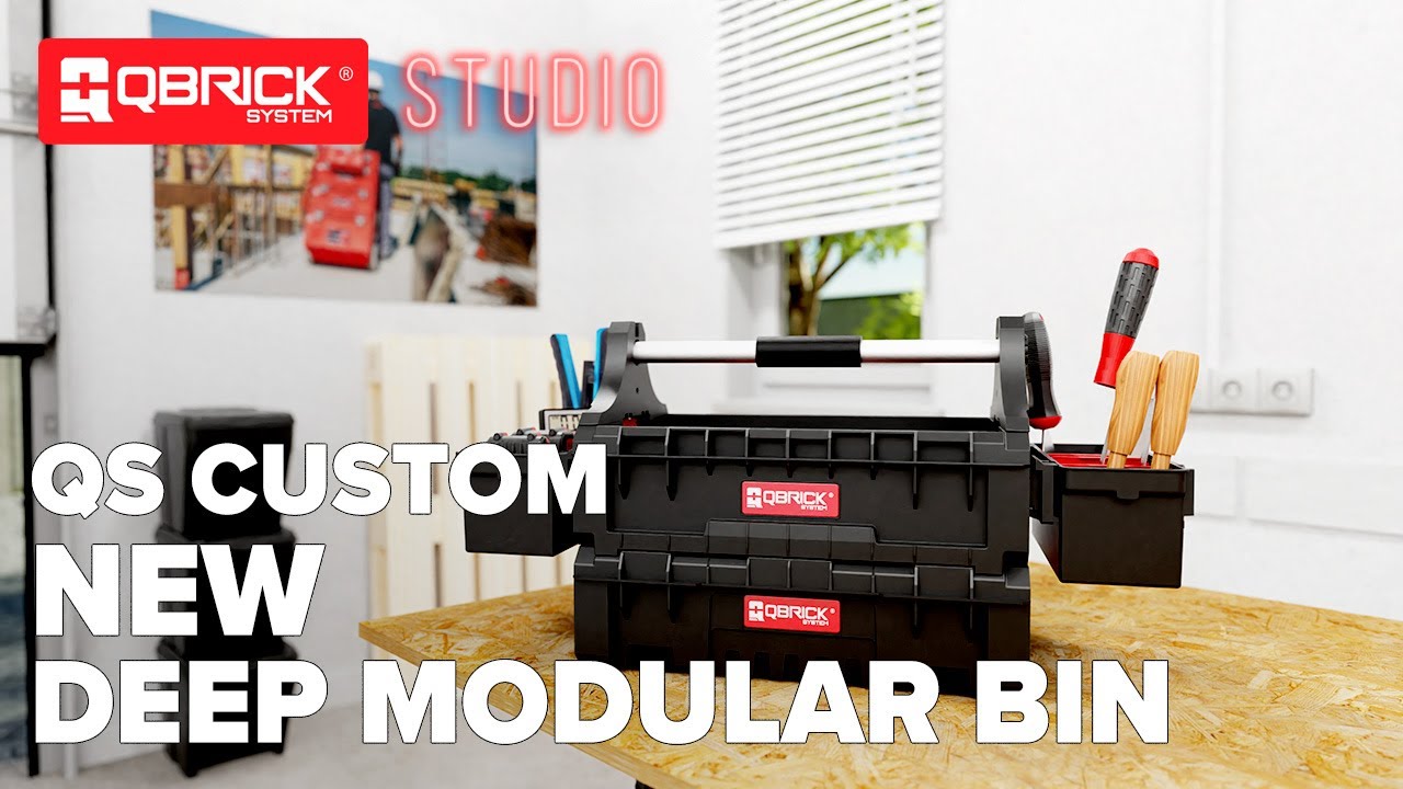 Nowość w Qbrick System, głęboki kubełek do transportowania akcesori&oacute;w - QBRICK STUDIO - odcinek 199