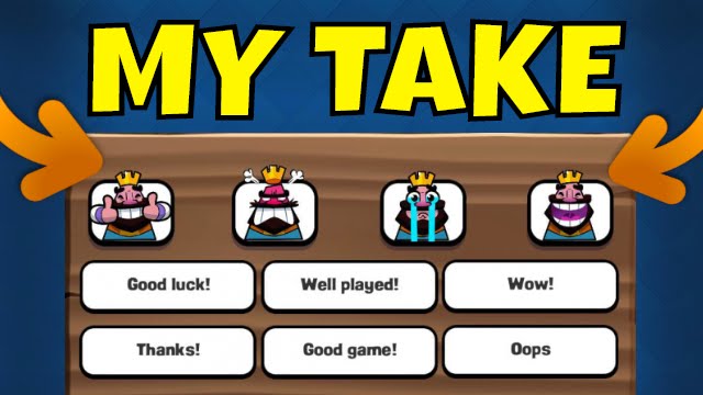 Emotes / Taunts in Clash Royale [My Take] in response to Supercell's Blog Post
