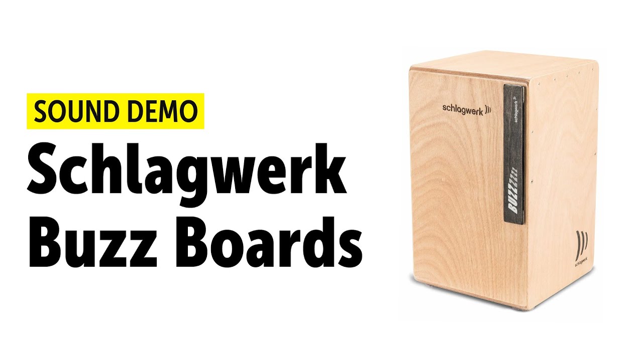 Schlagwerk Buzz Boards - Sound Demo