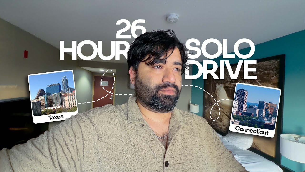 I Drove 26 Hours from Texas to Connecticut | Solo Road Trip