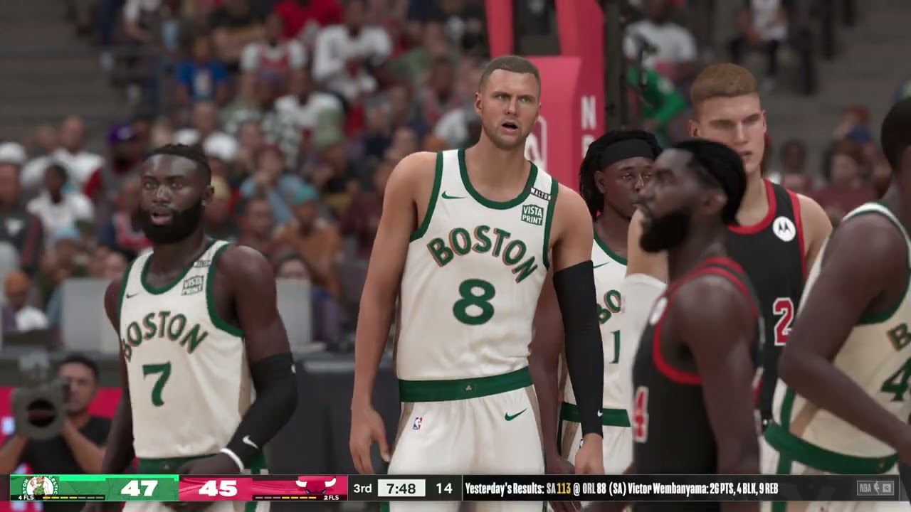 Derrick Rose vs Jayson Tatum 2nd half Bulls vs Celtics