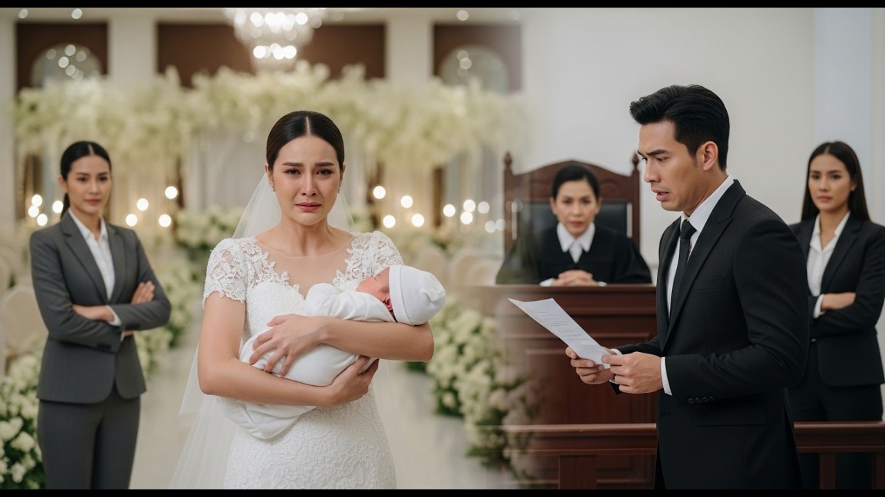 เพิ่งคลอดลูก… แต่ถูกขอหย่ากลางงานแต่ง! คำพูดของเธอ ทำศาลทั้งห้องเงียบ!   เรื่องจริงชวนสะเทือนใจ