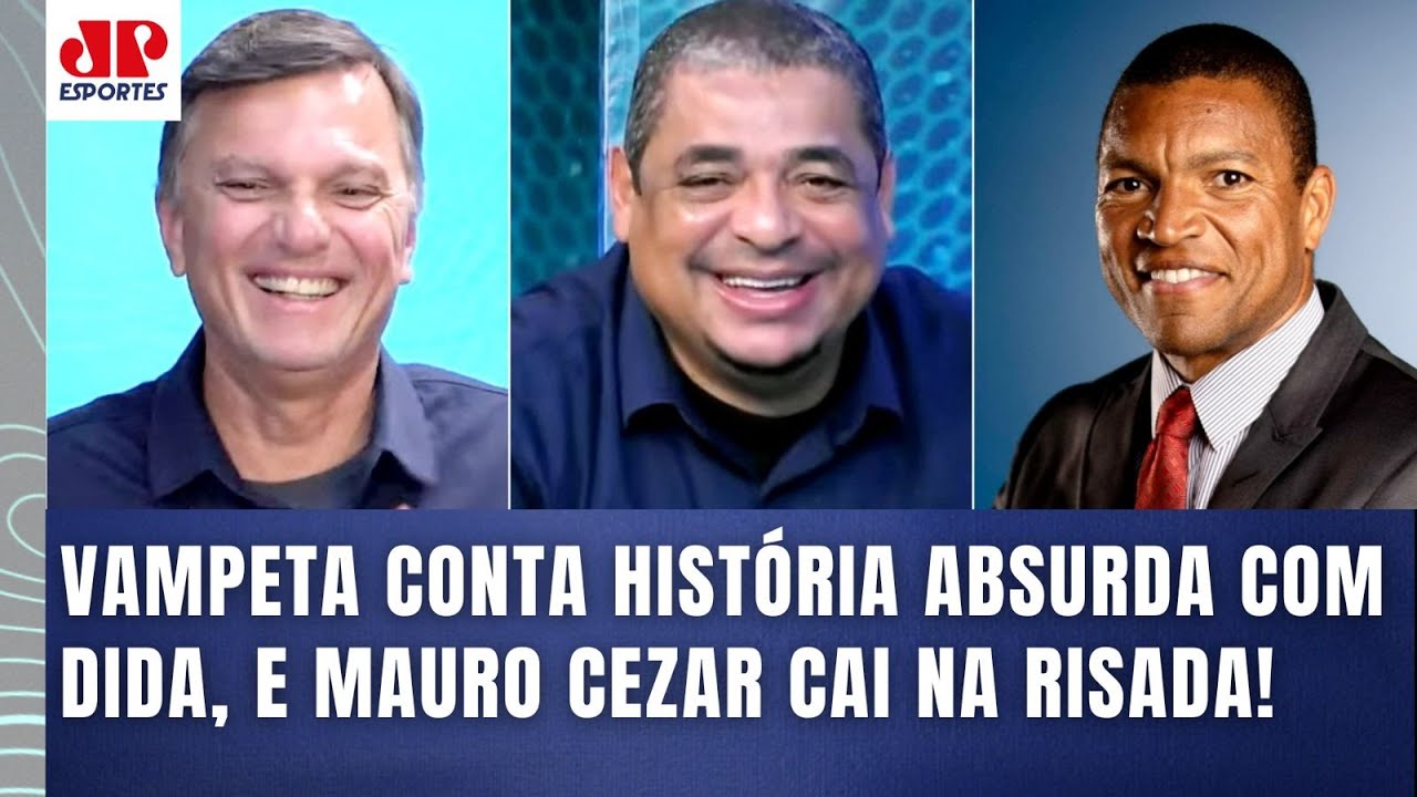 EXPÔS TUDO! Vampeta ARRANCA RISADAS de Mauro Cezar com HISTÓRIA INÉDITA sobre Dida!