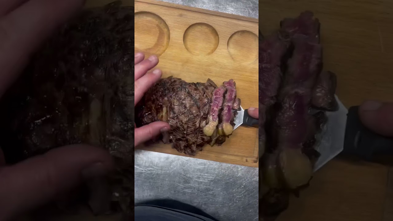 Entrecôte de bœuf, Black Angus, sauce forestière et frites 🔪🥩🍄‍🟫 