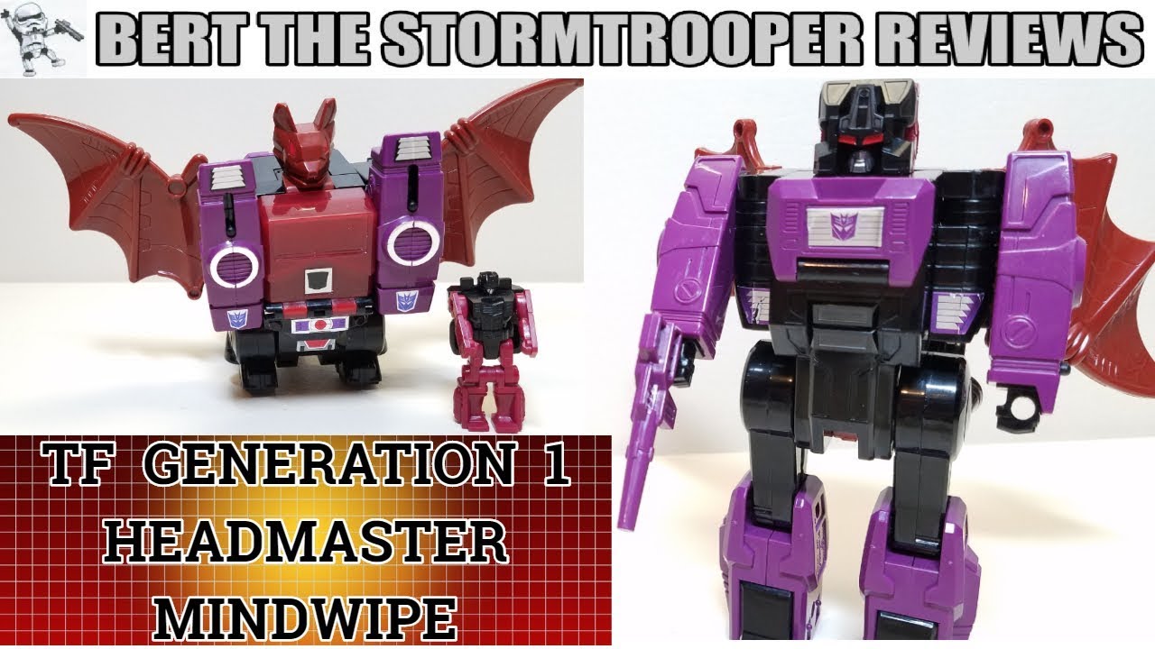Transformers G1 (KO) HEADMASTER MINDWIPE Review! Bert the Stormtrooper Reviews!
