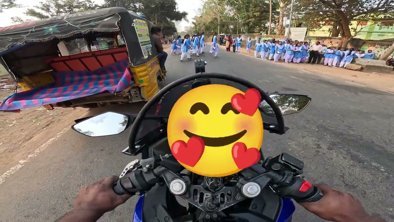 Cute Girls' Reaction on My r15v3 ! 😍