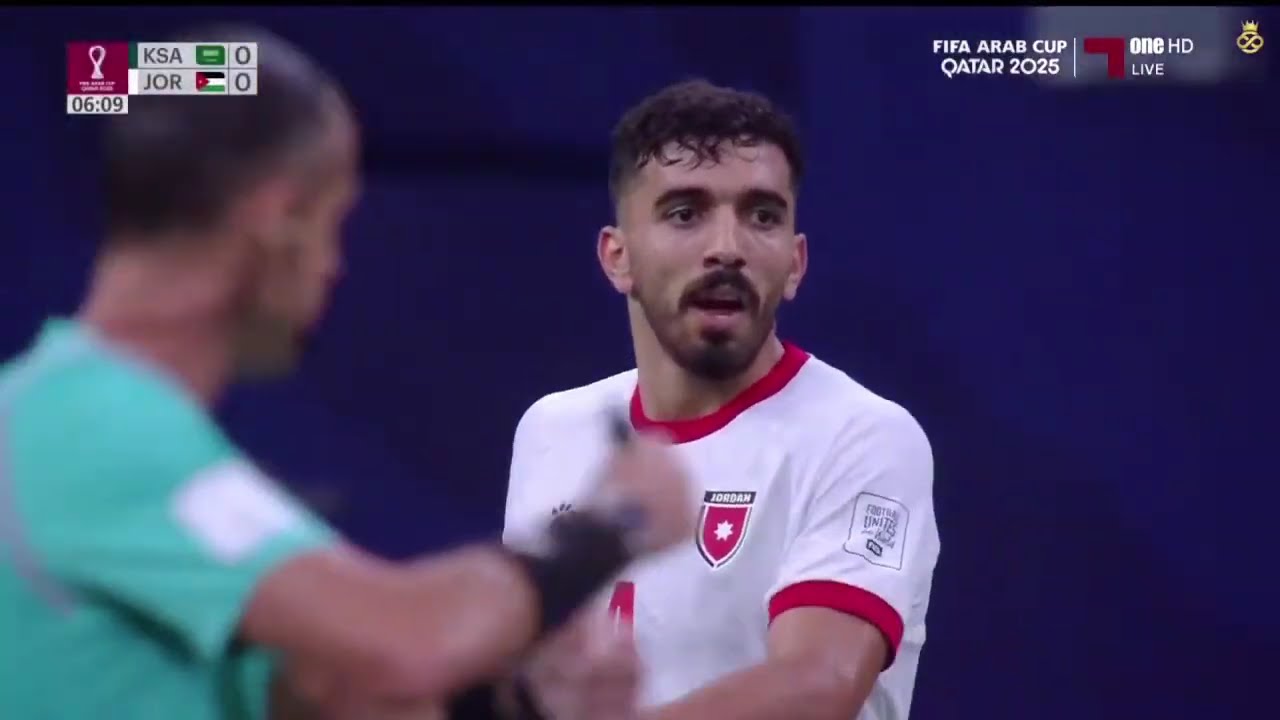 مباراه السعوديه والاردن نص نهائي كاس العرب