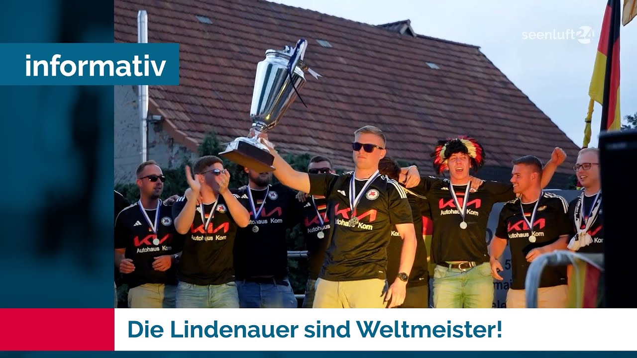 Die Lindenauer sind Weltmeister im Schlammfußball