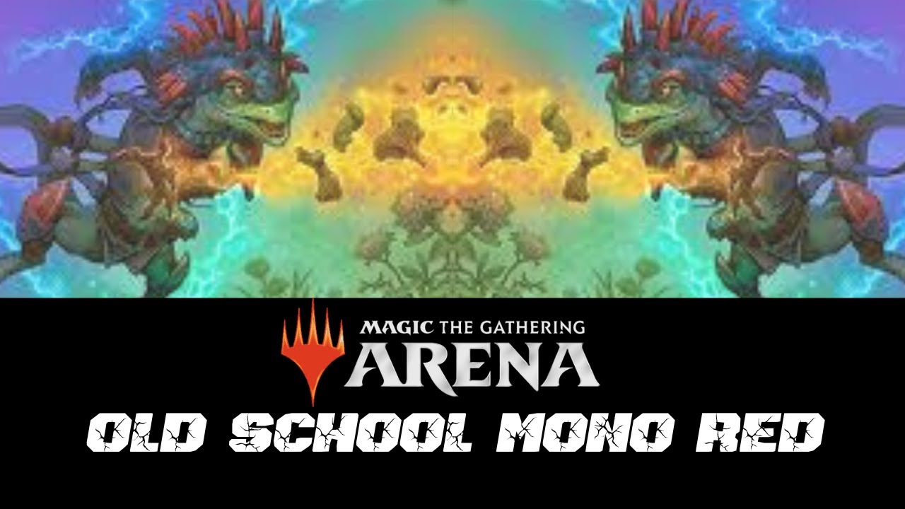 🔥 OLD SCHOOL MONO RED DECK BUILD  🔥  MTG ARENA LIVE 🔥