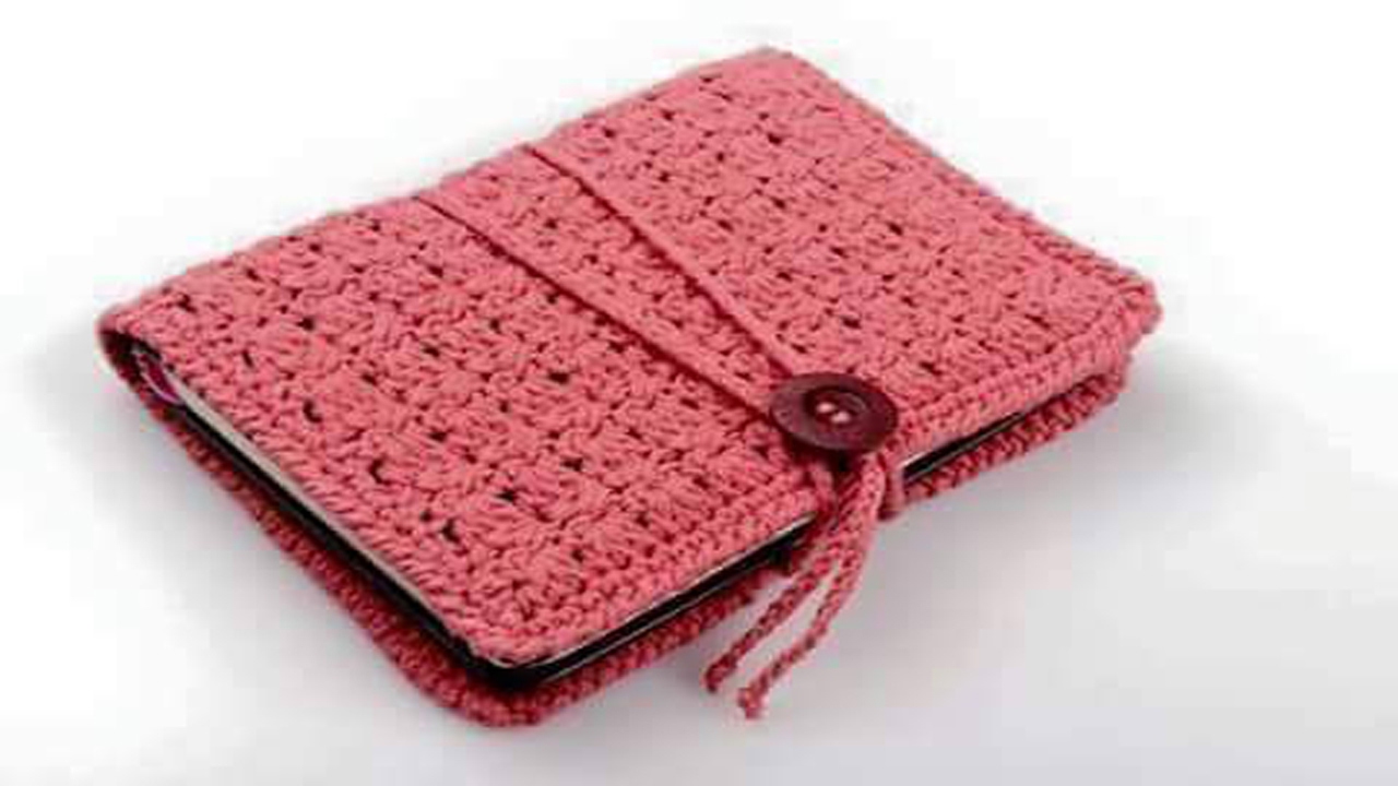 Funda a Crochet para Libretas - Tejidos para Decorar