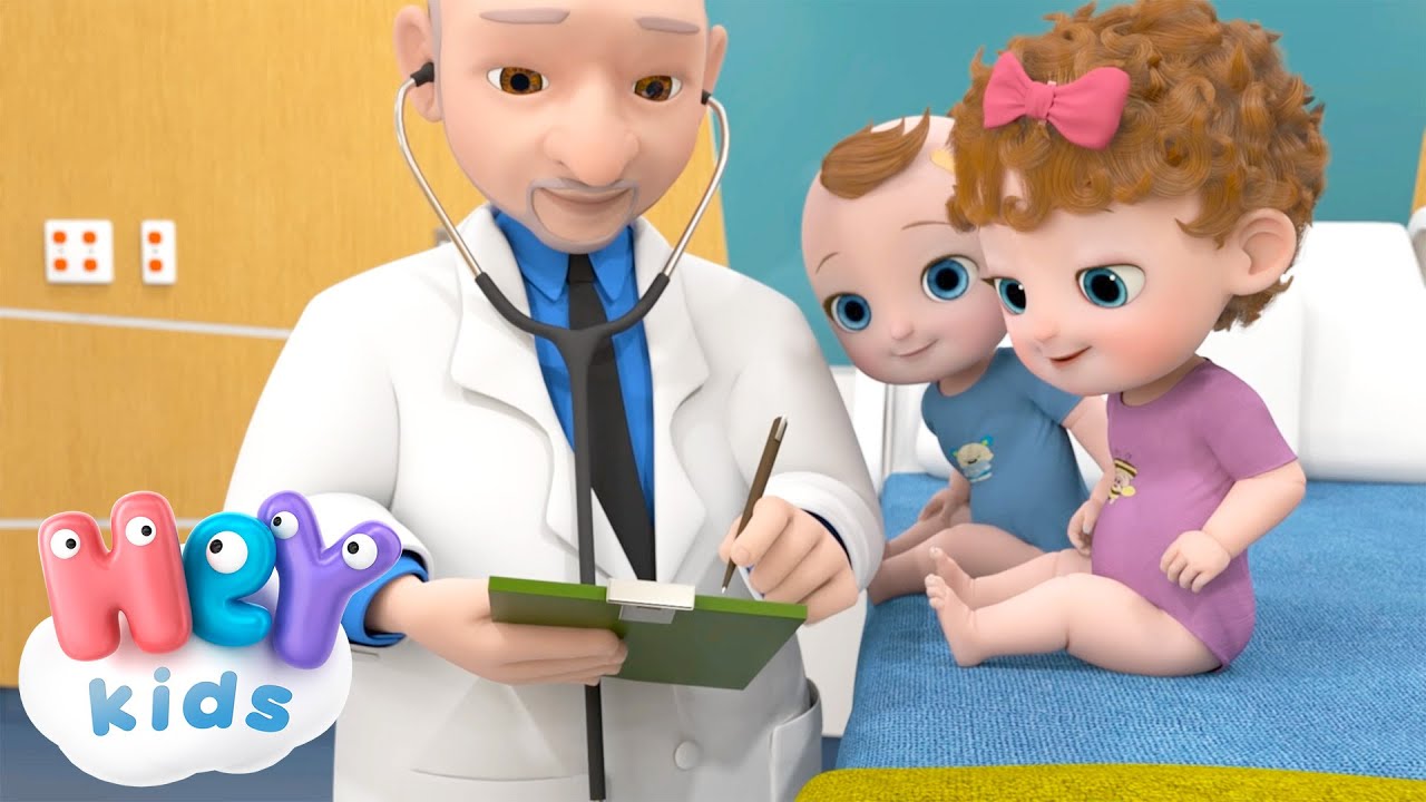 Je vais chez le docteur ! 👨🏻&zwj;⚕️ | HeyKids Comptines pour b&eacute;b&eacute; | Animaj Kids