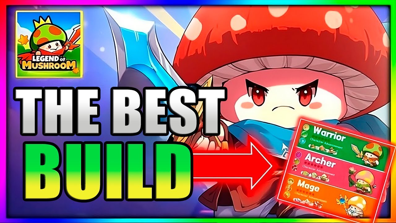 ▶️🔥BEST ARCHER BUILD!! - Legend of Mushroom - SIMPLE BUILD GUIDE!
